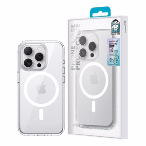 Benks Magnētiskais Lucent Pro viedtālruņa apvalks Iphone 16 Pro caurspīdīgs