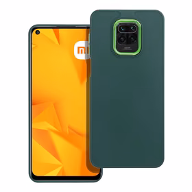 FRAME viedtālruņa apvalks XIAOMI Redmi Note 9S / 9 Pro, zaļā krāsā
