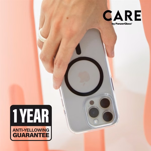 CARE by PanzerGlass Flagmanis viedtālruņa apvalks iPhone 16 Pro Max 6.9" balts/balts Magnētiskais 1340