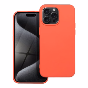 Case for iPhone 15 PRO MAX Silicone peach