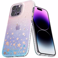 Kingxbar Heart Star Series viedtālruņa apvalks iPhone 14 Plus apvalks ar zodiaka zvaigznēm
