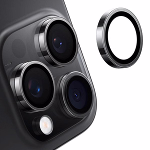 Lensguard kameras stikls iPhone 16 ProMax (melns)