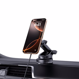 Tech-Protect MM15W-V7 QI2 turētājs ar induktīvo lādētāju - melns