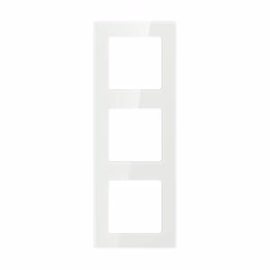Trīskāršs rāmja kontaktligzda Avatto N-TS10-Frame-W3 (balts)