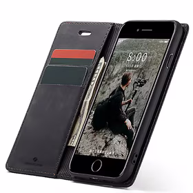 Spacecase maka maciņš iPhone 7/8/SE 2020 melns