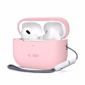 Tech-Protect silikona apvalks Apple AirPods Pro 1 / 2 - rozā