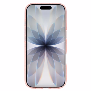 Mirdzošs magnētiskais viedtālruņa apvalks Iphone 17, rozā, caurspīdīgs