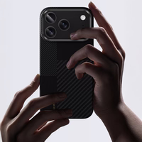 Benks Montage Magnētiskā Armor Air Kevlar Apvalks Metāla Rāmis 600D+1500D (MB68) Iphone 17 Air - melns