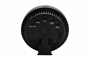 BLAUPUNKT meteoroloģiskā stacija WS35BK APP, melna