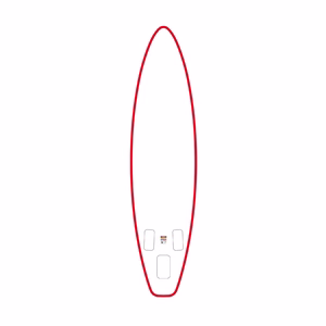 FunWater SUP dēlis SUPFW69C 3,35m (sarkani balts)