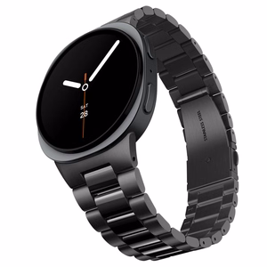 Spigen Modern Fit Band 316L aproce modelim Samsung Galaxy Watch 40/44/46 mm – melna