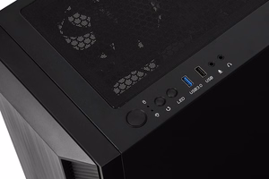 iBox CETUS 906 Midi Tower melns datora korpuss