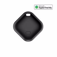 Atrastu vietu meklētājs FindMy square TFO TAG 02 melns + etui