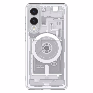 Чехол Spigen Ultra Hybrid Mag с MagSafe для Samsung Galaxy S25 Edge с принтом - белый