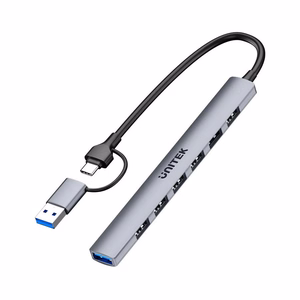 Unitek H1209AGY01 USB-A 5Gbps 7-in-1 sadalītājs