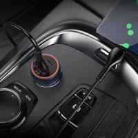 Automobiļa lādētājs Hoco USB A + USB C PD QC3.0 3A 20W Z46A safīra zils