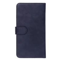 Universāls grāmatas tipa apvalks KOPĒJS izmērs XL Samsung A12 / A13 4G / A34 5G / A02s / Xiaomi Redmi 12 4G / 12C / Note 12 4G / 12 Pro 5G Oppo A53s / A72 / A92 tumši zils