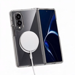 Tech-Protect FlexAir Hybrid MagSafe maciņš Samsung Galaxy Z Fold 8, caurspīdīgs