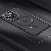 Benks Magnētiskais Mist viedtālruņa apvalks Metal Frame Iphone 16 Plus melns