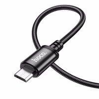 Kabelis USB A uz Micro USB Hoco 2,4A 1 m X89 melns