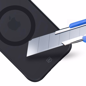 Чехол 3mk Smoke MagCase для iPhone 17 - чёрный полупрозрачный