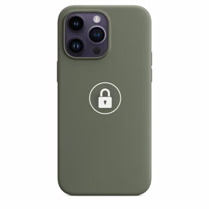 Phone Maciņš "Silicone Maciņš v2" priekš iPhone 14 Pro / Olive / in package