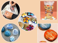 Akrila marķieru pildspalvas ARRTX, 32 krāsas