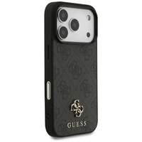 Guess 4G Small Classic Logo MagSafe futrālis iPhone 17 Pro - melns