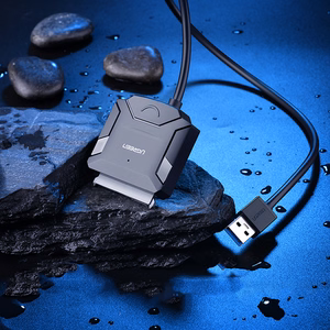 Ugreen CR108 2.5'' / 3.5'' cietā diska adaptera kabelis (USB-A 3.0 - SATA) - melns
