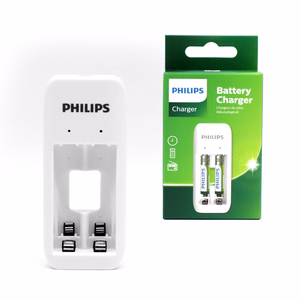 PHILIPS Dual channel baterija lādētājs for NiMH USB + 2xAAA 7000mAh