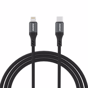 Dudao L3CL USB-C - Lightning 30W 2m pīts kabelis - melns