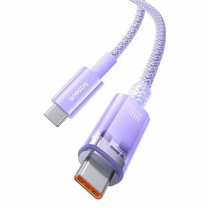 BASEUS kabelis Type-C uz Type-C PD 6A 100W Explorer Magnētiskais 1m P10319703221-01 / CB000043