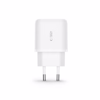 Tech-Protect C20W USB-C PD 20W / USB-A QC 3.0 lādētājs ar USB-C / USB-C kabeli - balts