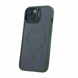 Telefona Maciņš "MagCase Extra Lens" Apple iPhone 16 Zaļš