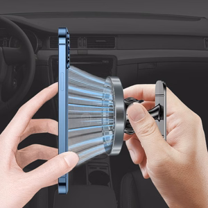 Blavec auto turētājs BH-16B Carbon magnētiskais Magsafe instrumentu panelim (BH16BC-MDB) melns