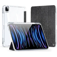 DUX DUCIS planšetdatora maciņš (m) UNID saliekams ar zīmuli uzglabāšanas vietu iPad Pro 11 (2024) melns