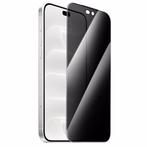 Borofone BF12 Armor Shield visu ekrānu nosedzošs rūdīts stikls ekrānam, privātuma filtrs, paredzēts iPhone 17e/16e/14/13/13 Pro