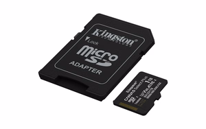 Kingston Technology 1TB microSDXC Canvas Select Plus Gen3 150MB/s A1 karte + adapteris