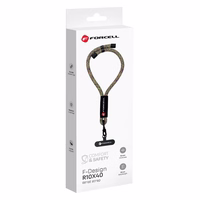 FORCELL F-DESIGN R10X40 rokas telefona siksniņa ar regulējamu garumu (maks. 20cm cilpā) zaļa rozā violeta