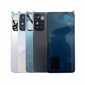 Aizmugurējais vāciņš Saderīgs ar Xiaomi Redmi Note 11 Pro Plus 5G / Mysterious Melns / (ar camera lens) HQ