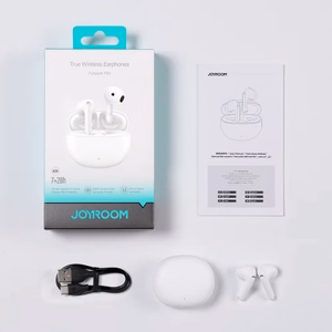 Bezvadu austiņas Joyroom JR-FB2 baltas (Bluetooth 5.3)