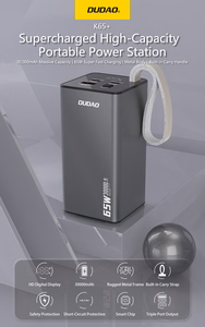 Ārējais akumulators Dudao K65+ 65W 30000mAh melns