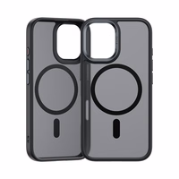 Benks Magnētiskais Mist viedtālruņa apvalks Metal Frame Iphone 16 Plus melns