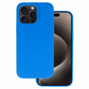 Silicone Lite Case for iPhone 15 Plus Blue