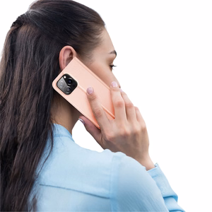 Viedtālruņa apvalks Skin Pro Wallet Case iPhone 15 Pro - rozā