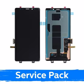LCD displejs saderīgs ar Samsung N960 Note 9 melns (Service Pack) (NF versija)