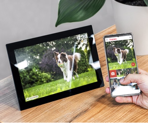 Kruger&Matz FRAMEO Wi-Fi digitālais foto rāmis, 10,1 colla, melns