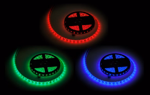 Rebel ūdensizturīga RGB LED lente, 5 m, 300 x 5050 SMD, 12 V