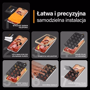 PanzerGlass Īpaši plats privātuma rūdītais stikls ar pozicionieri iPhone 15 Pro