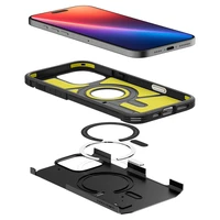 Spigen Tough Armor "T" Magnētiskais viedtālruņa apvalks iPhone 16 Pro Max - melns